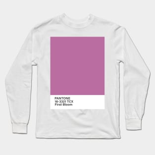 pantone 16-3321 TCX First Bloom Long Sleeve T-Shirt